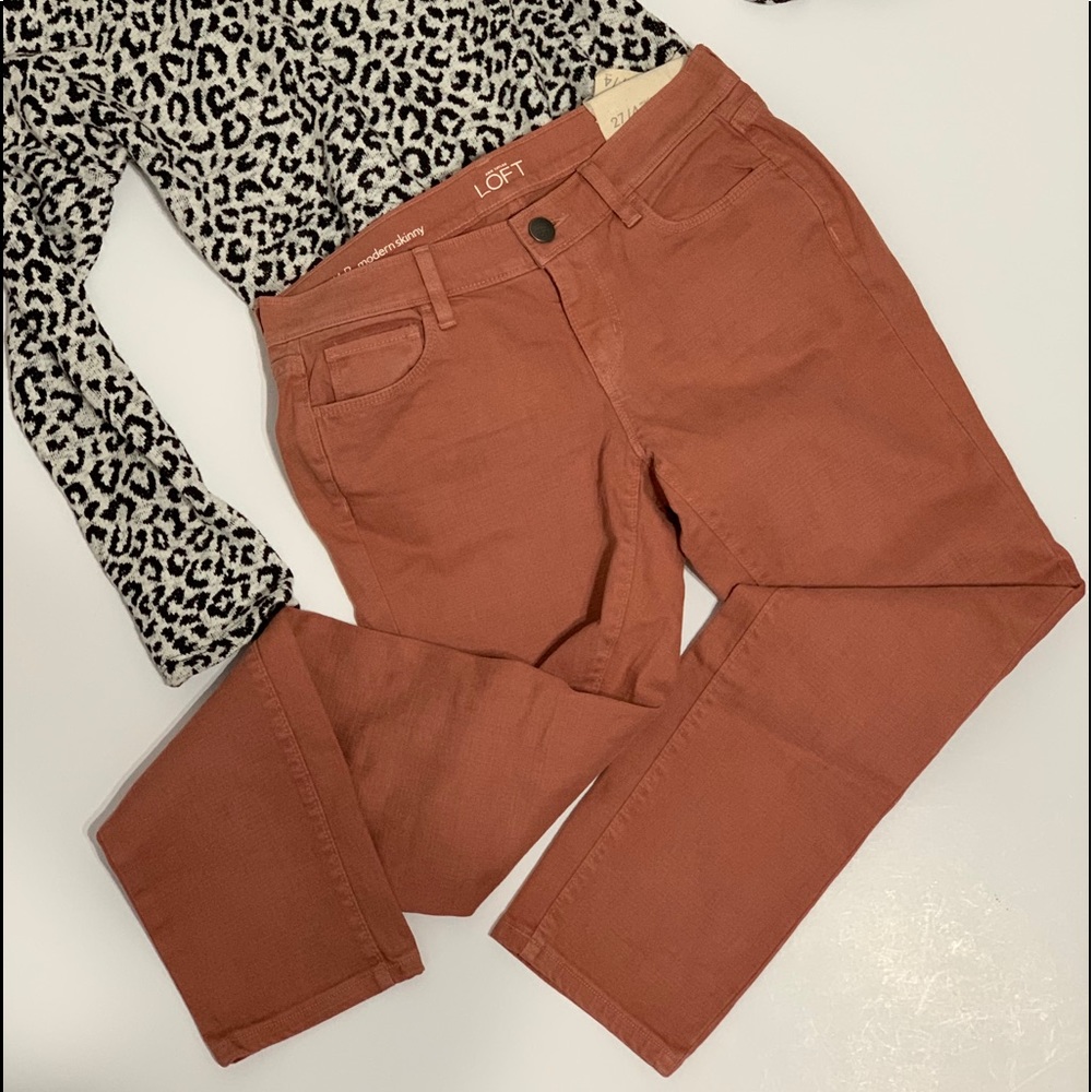 NWT!Loft Modern Stretch Skinny Jean 27/4 P